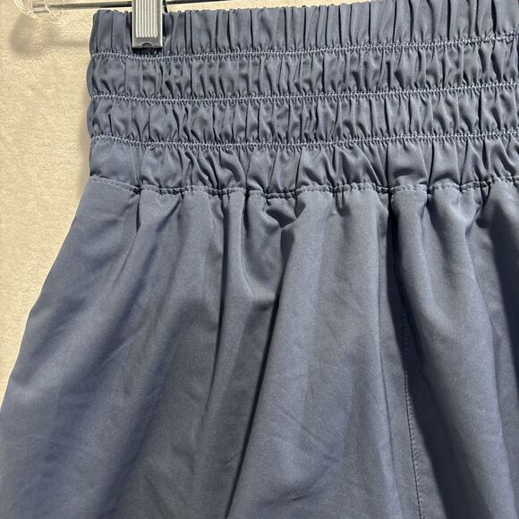 Nike One Dri-Fit Ultra High-Waisted Brief Lined Shorts Slate Blue Women's Medium - Picture 7 of 15